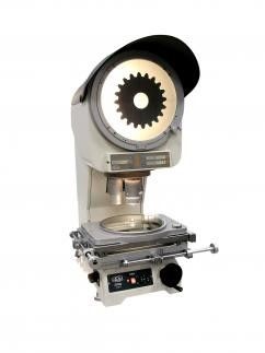 Optical Profile Projector with Robust Construction, 0.001mm Resolution, and a 3-Lens Turret