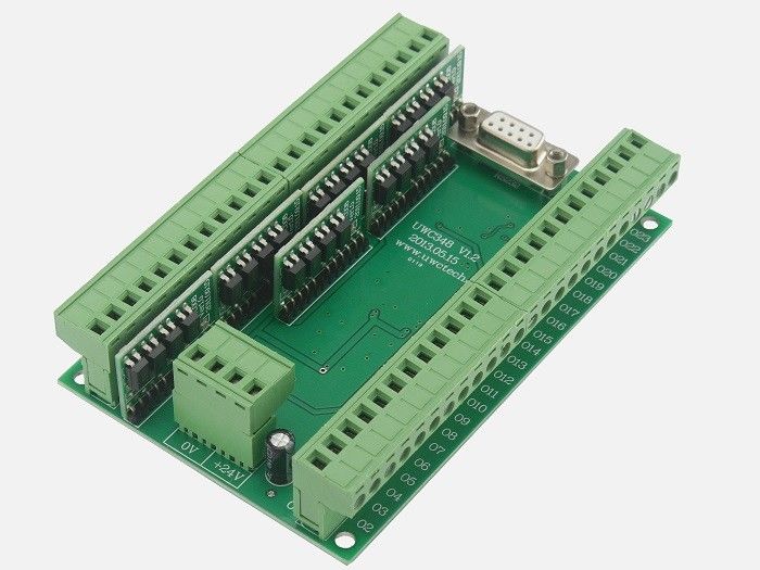 I/O Board for Composite Vision Measuring Machine with 24 Inputs, 24 Outputs, and 24V Power Supply