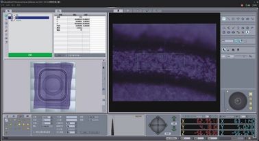 2D logiciel de mesure de la vidéo VMM avec le filtre de mesure de gris/couleur de bord